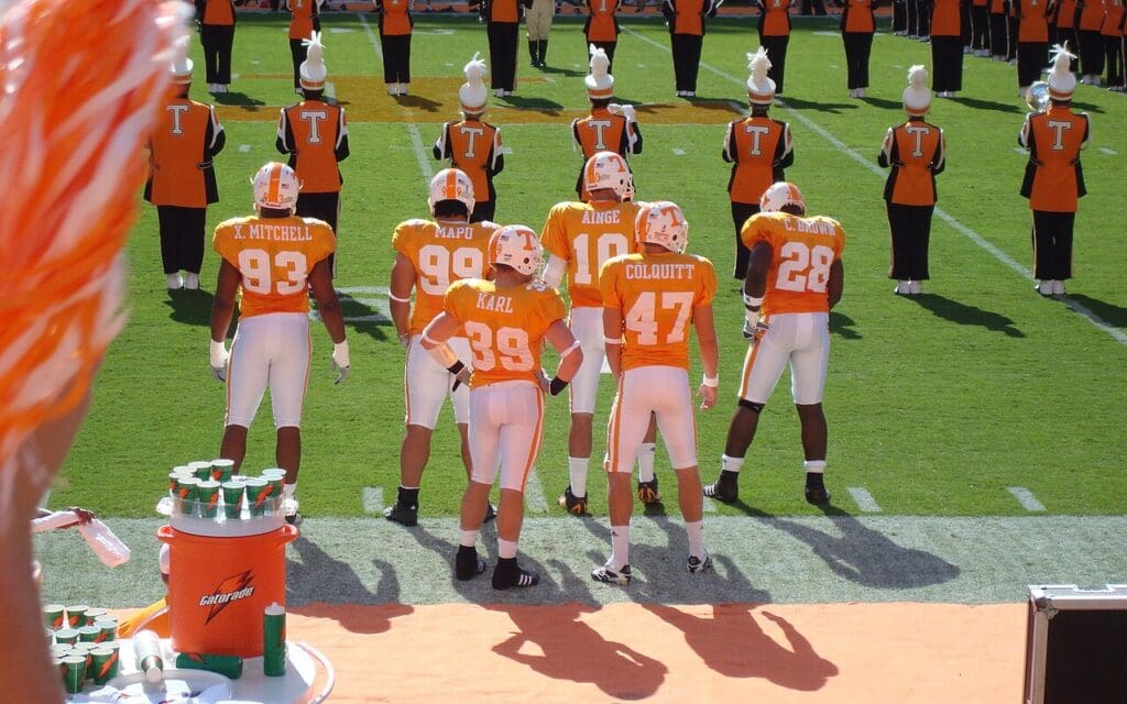 Tennessee Volunteer jerseys in 2007