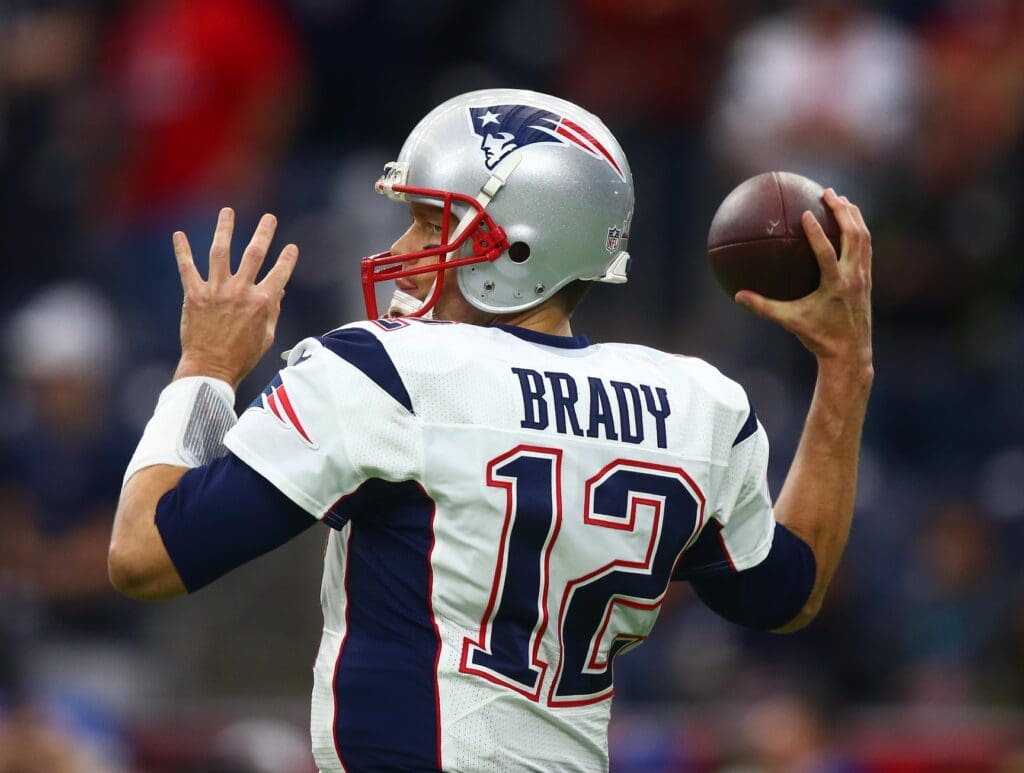 Feb 5, 2017; Houston, TX, USA; New England Patriots quarterback Tom Brady before Super Bowl LI against the Atlanta Falcons at NRG Stadium.