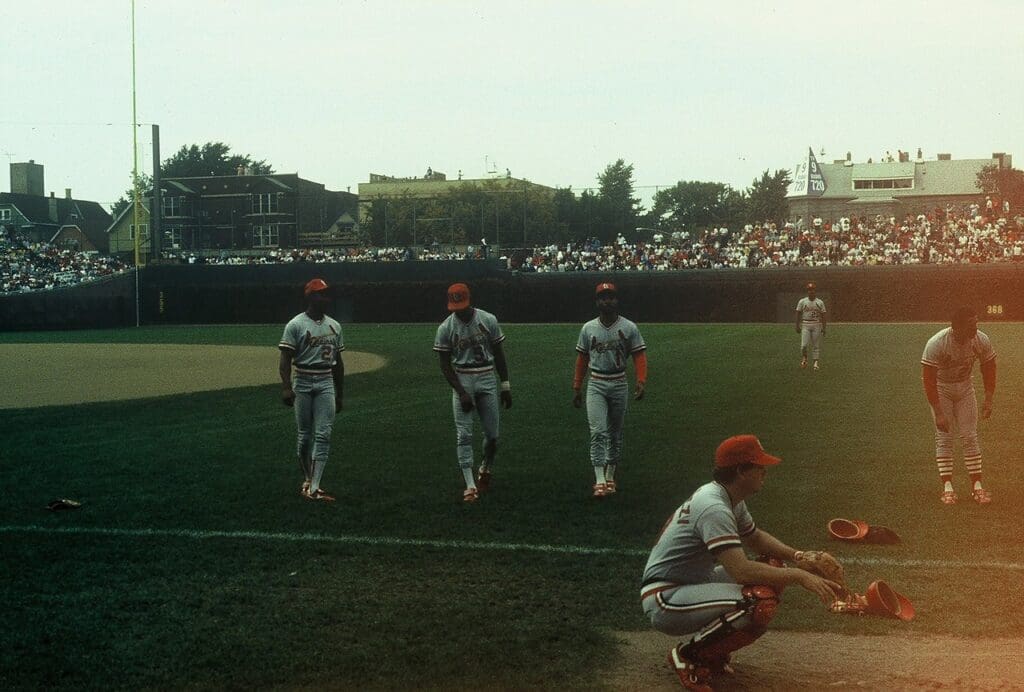 Vince Coleman, Willie McGee, Ozzie Smith