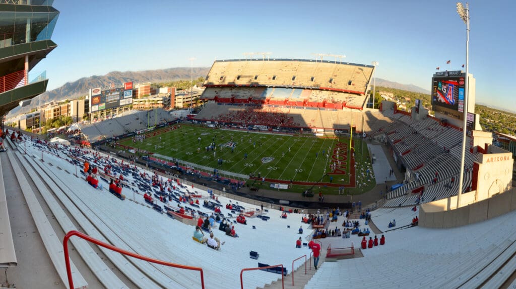 Arizona Stadium Fisheye