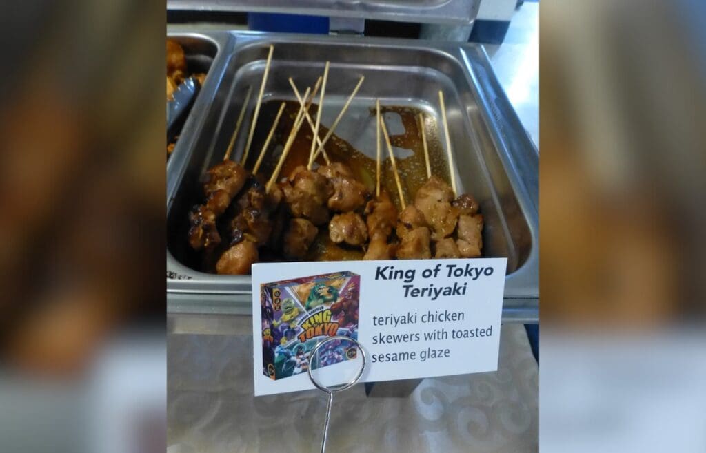gaming-themed snacks