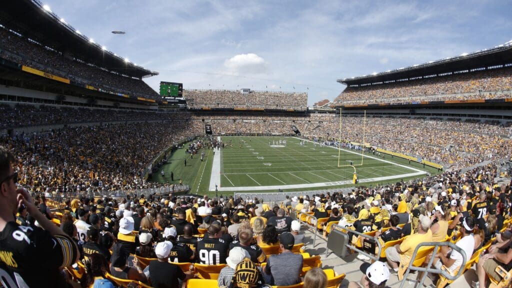 Sep 22, 2024; Pittsburgh, Pennsylvania, USA; A general view during the third quarter as the Pittsburgh Steelers host the Los Angeles Chargers at Acrisure Stadium. Pittsburgh won 20-10.