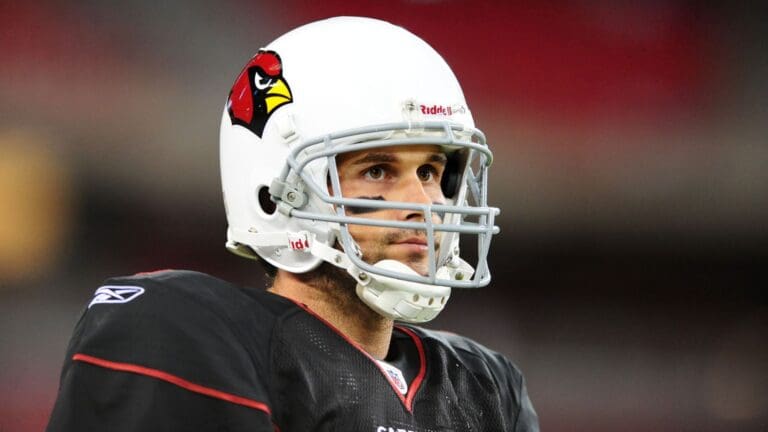 Sept. 2, 2010; Glendale, AZ, USA; Arizona Cardinals quarterback Matt Leinart (7) prior to the game against the Washington Redskins at University of Phoenix Stadium.