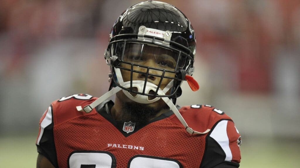 Jan 20, 2013; Atlanta, GA, USA; Atlanta Falcons running back Michael Turner (33) warms up prior to the NFC Championship game against the San Francisco 49ers at the Georgia Dome.