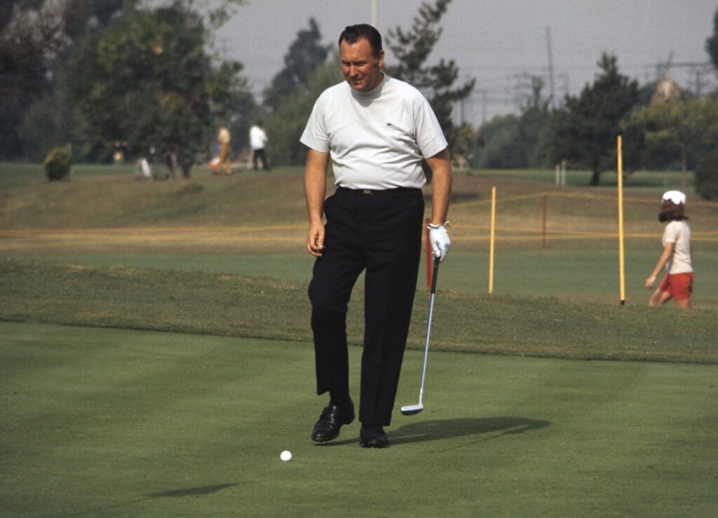 Oct 1968; Costa Mesa, CA, USA: FILE PHOTO; Billy Casper in action during the Haig National Open, Oct 21-27 at Mesa Verde Country Club
