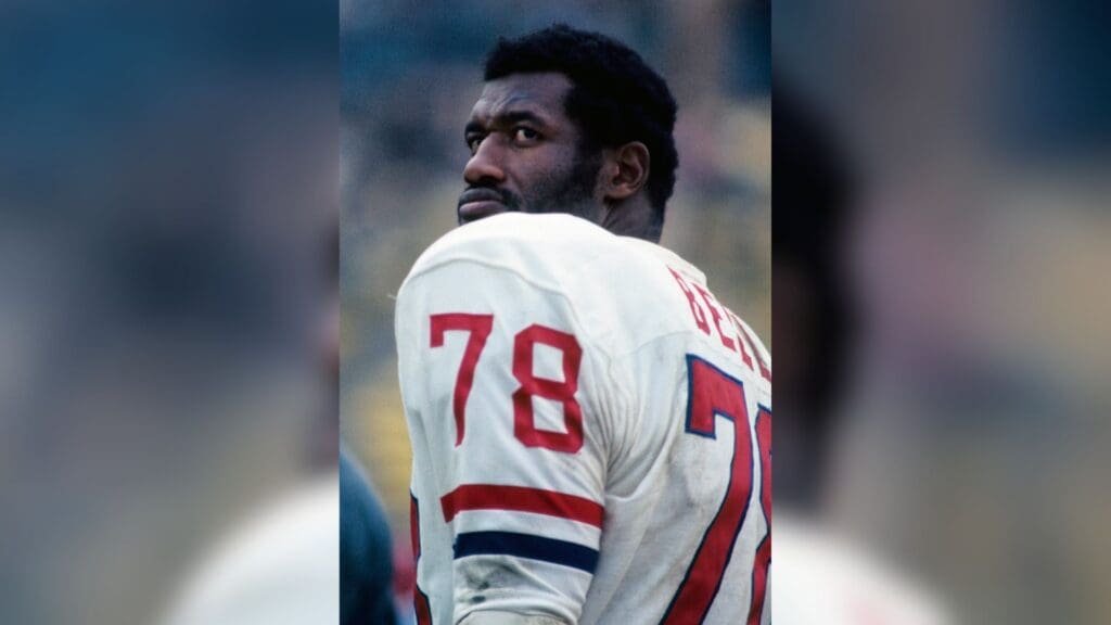 Jan 24, 1971, Los Angeles, CA, USA; FILE PHOTO; AFC linebacker Bobby Bell (78) of the Kansas City Chiefs on the sidelines during the 1971 Pro Bowl at the Los Angeles Coliseum. The NFC defeated the AFC 27-6.