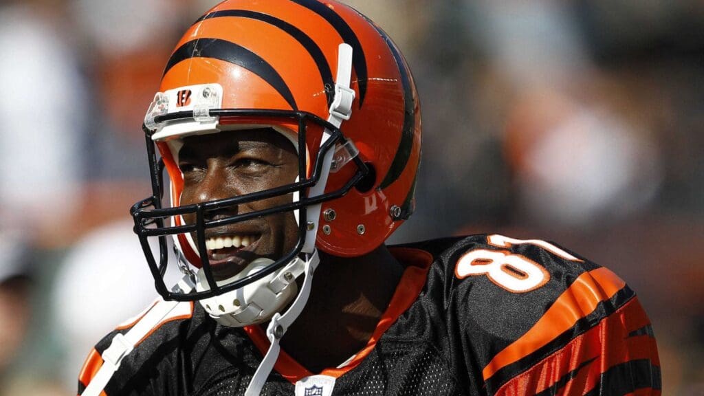Oct 31, 2010; Cincinnati, OH, USA; Cincinnati Bengals wide receiver Terrell Owens (81) before the game against the Miami Dolphins at Paul Brown Stadium.