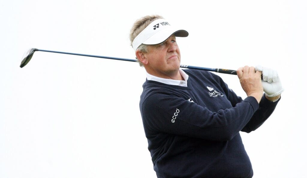July 17, 2009; Turnberry, SCOTLAND; Colin Montgomerie during the second round of the 2009 British Open at Turnberry Country Club.