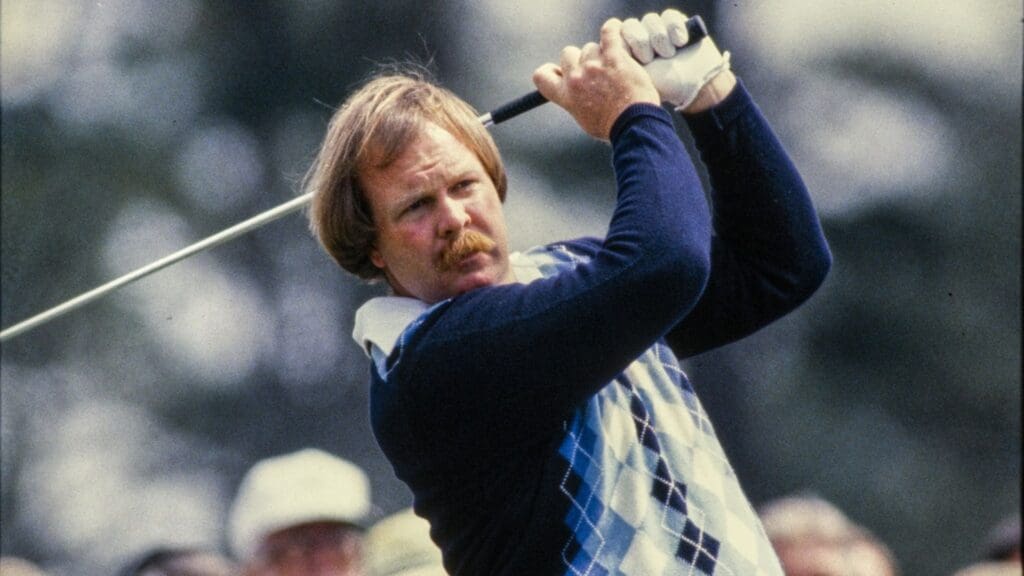 Craig Stadler at Augusta National Golf Course during the 1982 Masters.