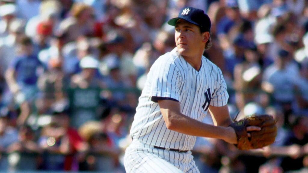 Mar 1988; Ft. Lauderdale, FL, USA; Dave Righetti of the New York Yankees during spring training.