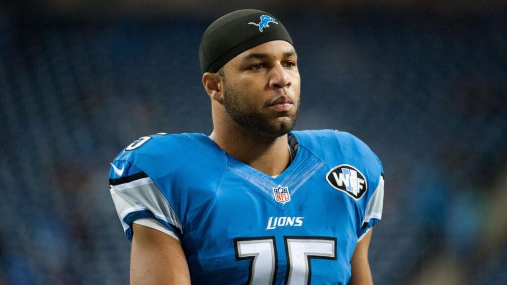 Dec 14, 2014; Detroit, MI, USA; Detroit Lions wide receiver Golden Tate (15) before the game against the Minnesota Vikings at Ford Field