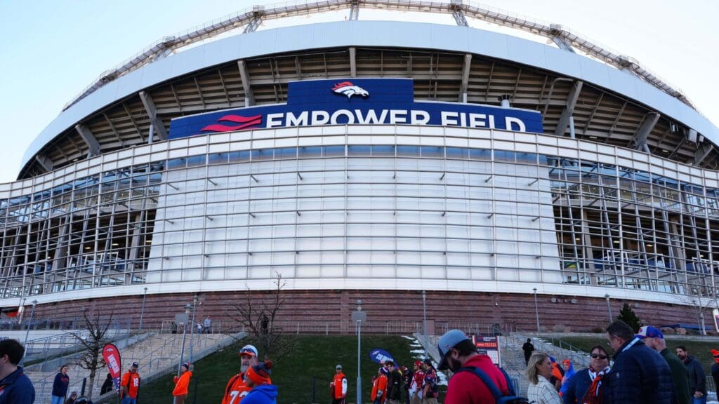 Dec 15, 2024; Denver, Colorado, USA; General view outside of Empower Field at Mile High before a game Indianapolis Colts against the Denver Broncos.
