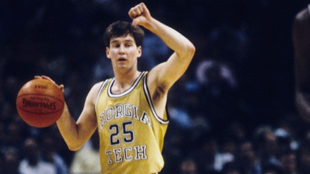 Mar 15,1985; Atlanta, GA, USA, FILE PHOTO; Georgia Tech Yellow Jackets guard Mark Price (25) in action during the 1985 NCAA Men's Basketball Tournament at the Omni