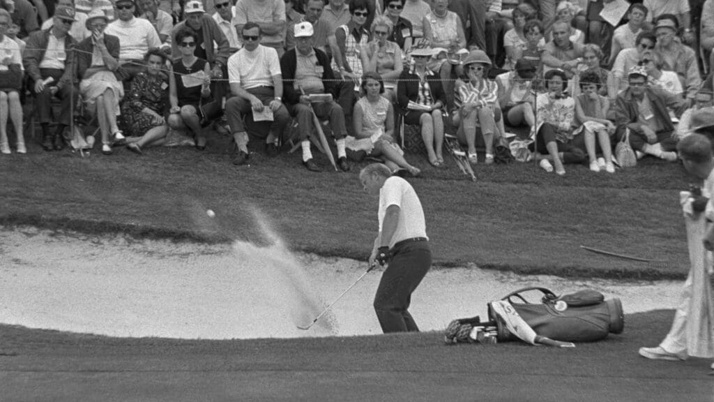 4/9/1969; Augusta, Georgia, USA; Jack Nicklaus at the Augusta National Golf Course during the 1969 Masters.