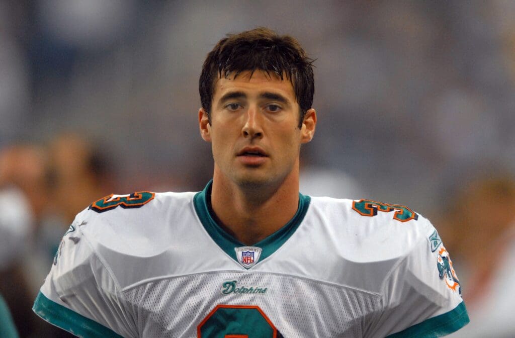 Nov. 23, 2006; Detroit, MI, USA; Miami Dolphins quarterback (3) Joey Harrington against the Detroit Lions at Ford Field in Detroit, Michigan. The Dolphins defeated the Lions 27-10.