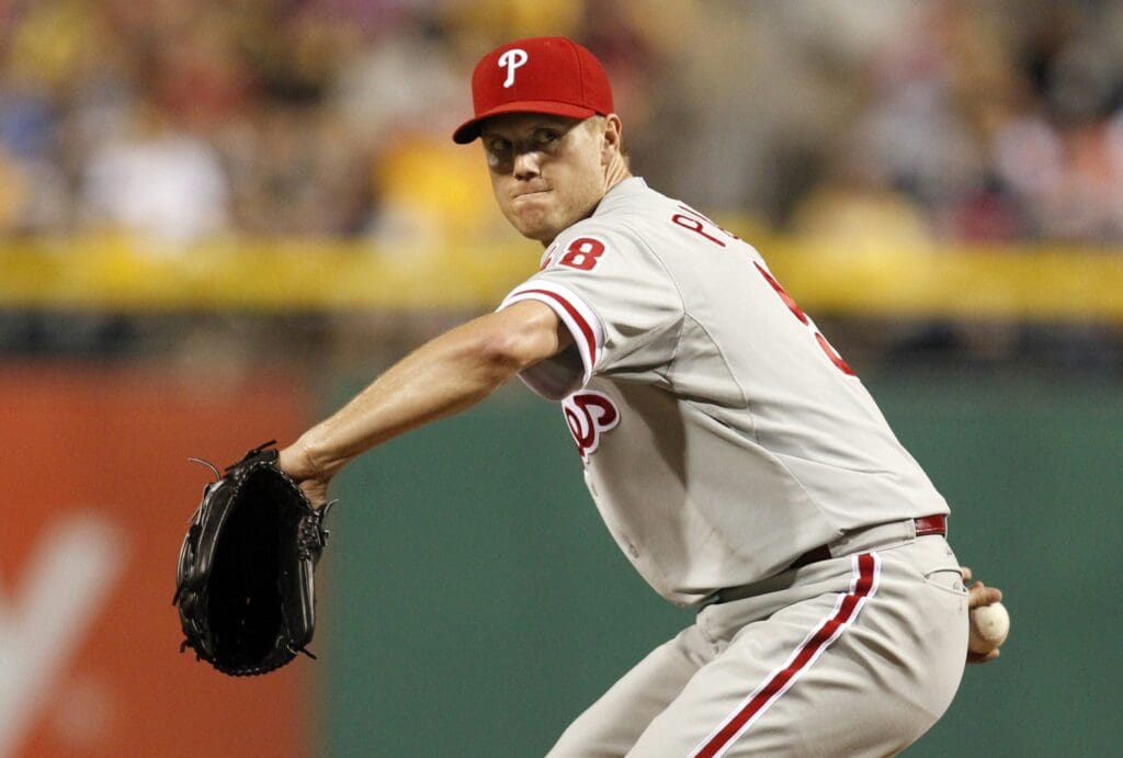 Jul 2, 2013; Pittsburgh, PA, USA; Philadelphia Phillies relief pitcher Jonathan Papelbon (58) pitches against the Pittsburgh Pirates during the ninth inning at PNC Park. The Philadelphia Phillies won 3-1.
