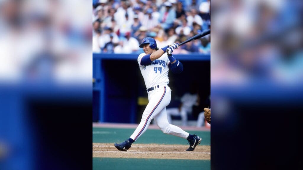 1998, Toronto, ON, CAN; FILE PHOTO; Toronto Blue Jays designated hitter Jose Canseco in action at the plate at the Skydome during the 1998 season.