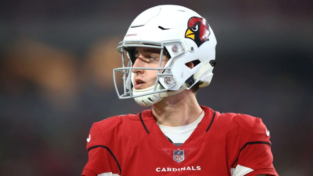 Sep 30, 2018; Glendale, AZ, USA; Arizona Cardinals quarterback Josh Rosen (3) against the Seattle Seahawks at State Farm Stadium.