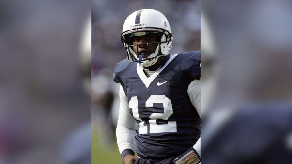 November 6, 2010; University Park,PA, USA: Penn State Nittany Lions quarterback Kevin Newsome (12) during pre-game warm ups against the Northwestern Wildcats at Beaver Stadium. Penn State won 35-21.