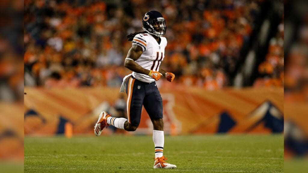 Aug 18, 2018; Denver, CO, USA; Chicago Bears wide receiver Kevin White (11) in the second quarter against the Denver Broncos at Broncos Stadium at Mile High.