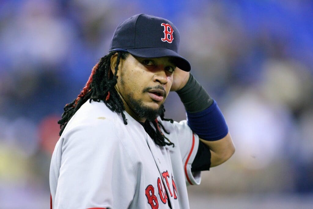 Apr 19, 2007; Toronto, ON, Canada; Boston Red Sox left fielder (24) Manny Ramirez in action against theToronto Blue Jays at the Rogers Centre in Toronto, ON. Boston won 5-3.