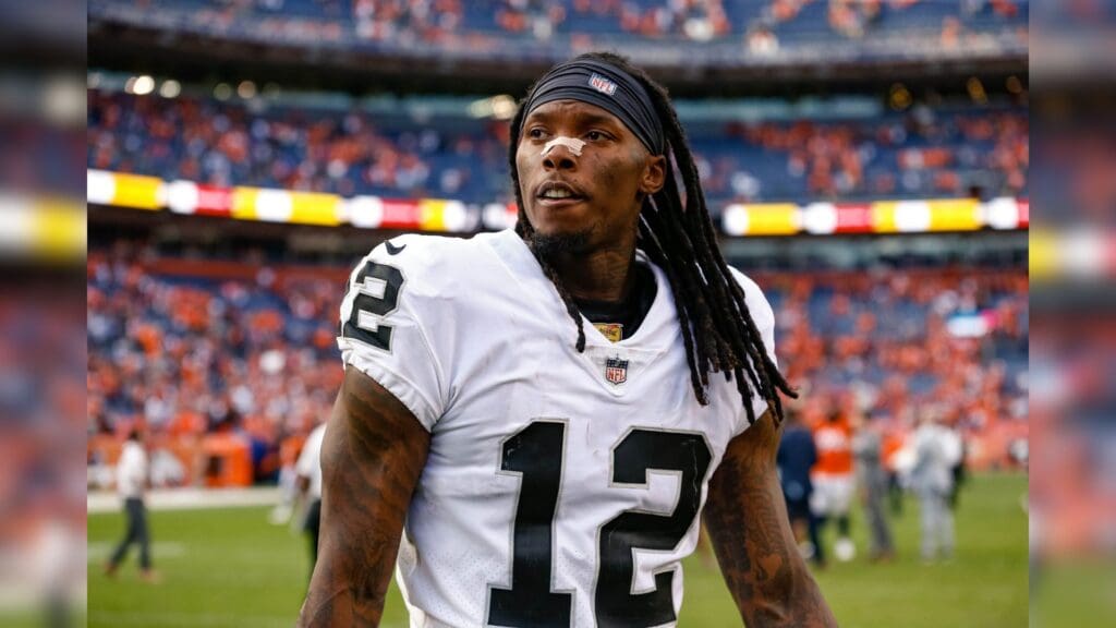 Sep 16, 2018; Denver, CO, USA; Oakland Raiders wide receiver Martavis Bryant (12) after the game against the Denver Broncos at Broncos Stadium at Mile High.