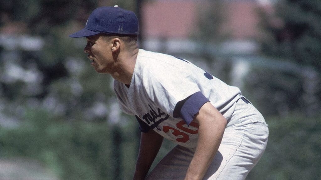 Unknown date and unknown location; USA, FILE PHOTO; Los Angeles Dodgers shortstop Maury Wills (30) in action.