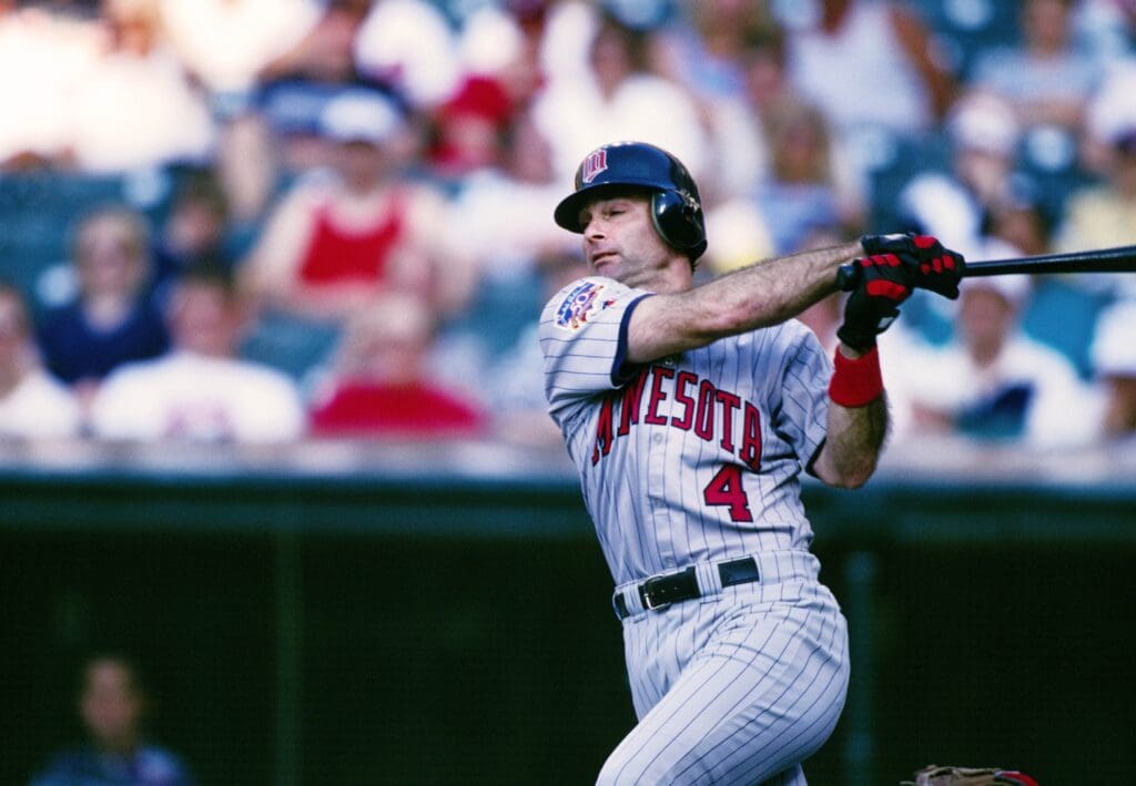 Unknown date; Cleveland, OH, USA; FILE PHOTO; Minnesota Twins designated hitter Paul Molitor in action at the plate against the Cleveland Indians at Jacobs Field.
