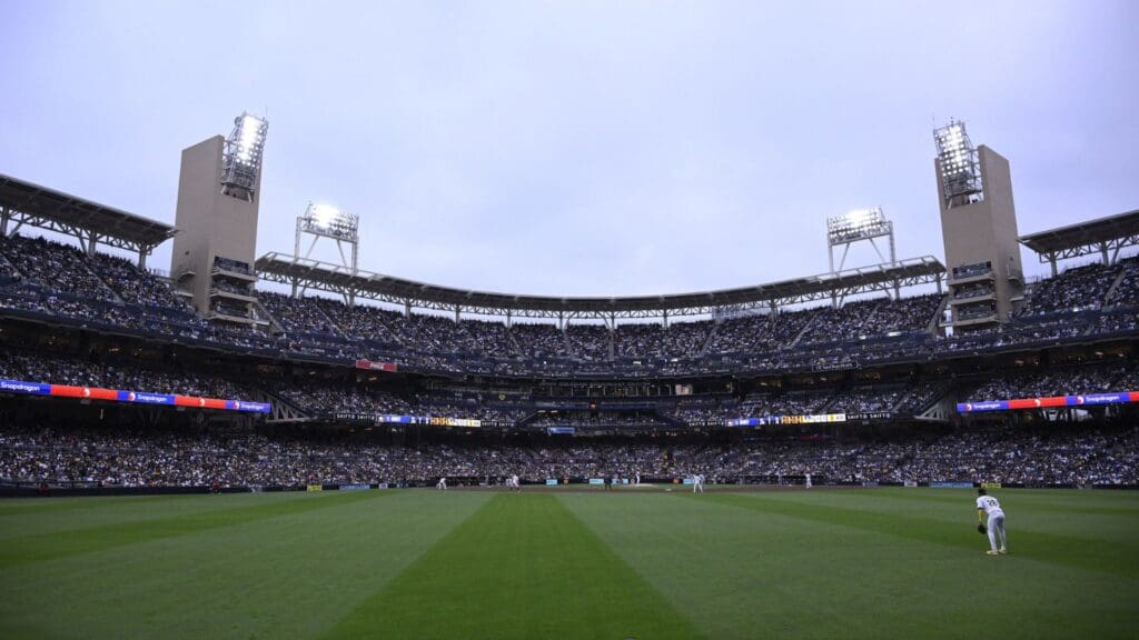 May 11, 2024; San Diego, California, USA; A general view of Petco Park during the fourth inning between the San Diego Padres and the Los Angeles Dodgers at Petco Park.