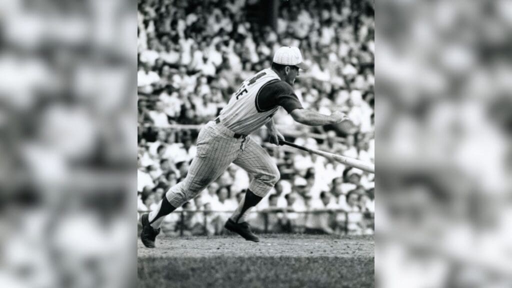 May 1965; Unknown Location, USA; FILE PHOTO; Cincinnati Reds infielder Pete Rose in action during the 1965 season.
