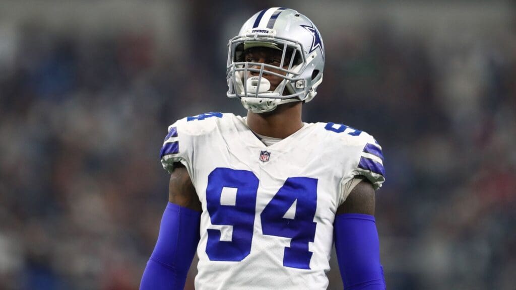 Dec 23, 2018; Arlington, TX, USA; Dallas Cowboys defensive end Randy Gregory (94) in action against the Tampa Bay Buccaneers at AT&T Stadium.