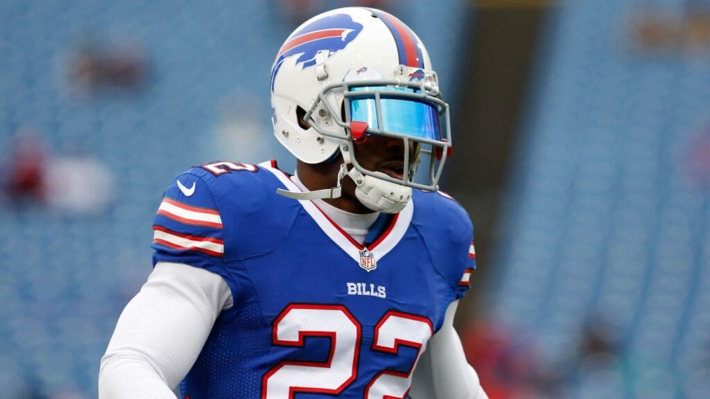 Dec 24, 2016; Orchard Park, NY, USA; Buffalo Bills running back Reggie Bush (22) before a game against the Miami Dolphins at New Era Field.