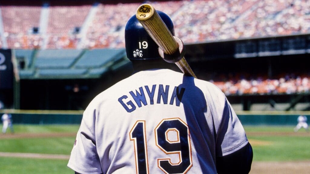 1998, Unknown location, USA; FILE PHOTO; San Diego Padres outfielder Tony Gwynn during the 1998 season.