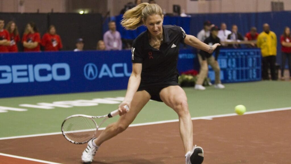 Nov. 15, 2010; Washington, D.C, USA; Steffi Graf at the WTT Smash Hits at American University.