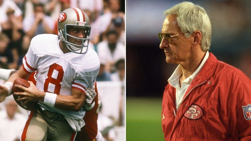 Steve Young and George Seifert