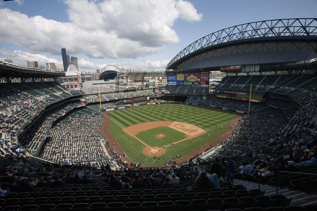Safeco Field in Seattle.