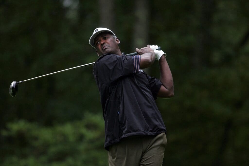 Sept 3rd, 2006; Norton, MA, USA; Vijay Singh at the 2nd tee during the 3rd round of the Deutsche Bank Championship at the Tournament Players Club of Boston.