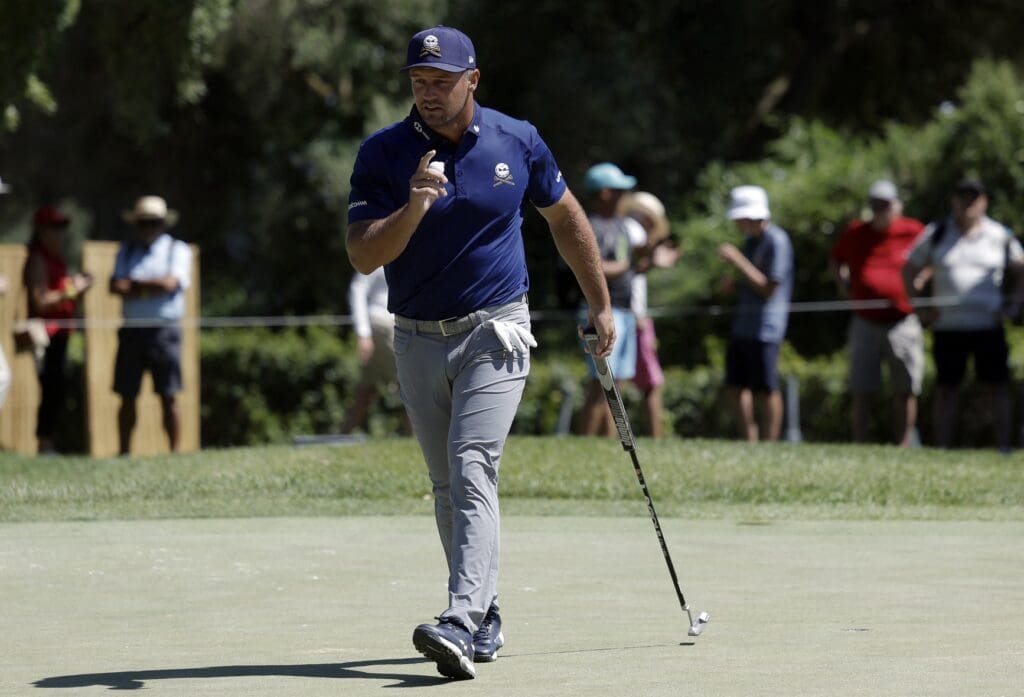 [US, Mexico, & Canada customers only] July 11, 2025; Andalucia, SPAIN; Bryson DeChambeau in action during the first round of LIV Golf Spain at Real Club Valderrama.