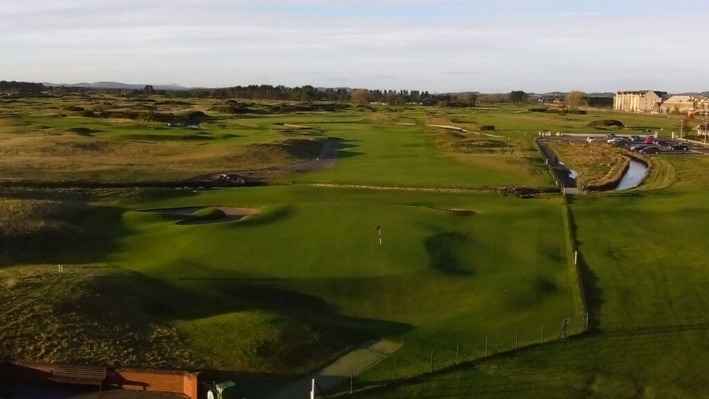18th Green Championship Course at Carnoustie, Scotland