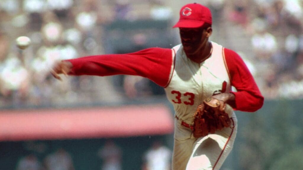 Aug 1965; Unknown Location, USA; FILE PHOTO; Cleveland Indians pitcher Luis Tiant in action during the 1965 season.