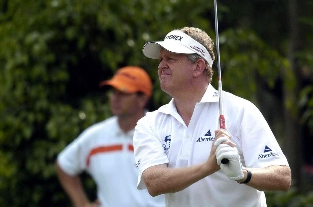 Nov 23, 2007, Shenzhen, CHINA; Colin Montgomerie of Scotland during the second round of the Omega Mission Hills World Cup at the Mission Hills Golf Resort. 
