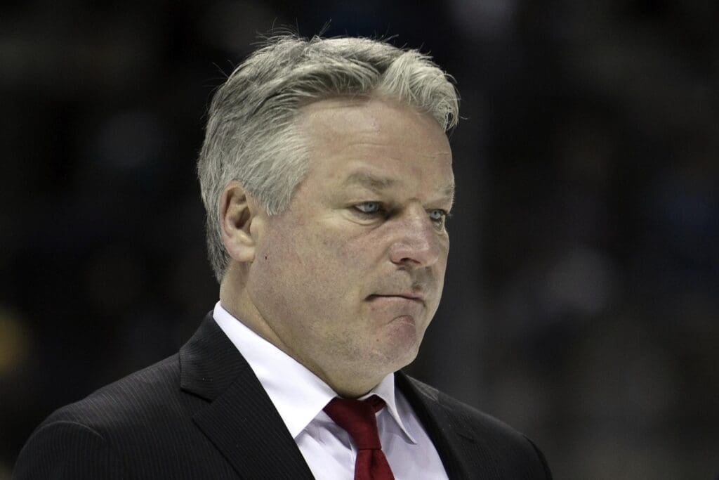 Jan 07, 2011; San Jose CA, USA; Washington Capitals head coach Dale Hunter leaves the rink after the game against the San Jose Sharks at HP Pavilion. The San Jose Sharks defeated the Washington Capitals 5-2.