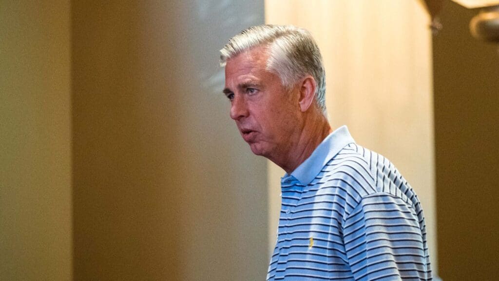 Nov 8, 2016; Scottsdale, AZ, USA; Boston Red Sox general manager Dave Dombrowski during the MLB general managers meeting at the Omni Scottsdale Resort.