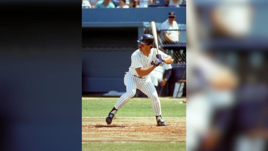 Mar 1998; Ft. Lauderdale, FL, USA; FILE PHOTO; New York Yankees first baseman Don Mattingly during spring training 1998 at Ft. Lauderdale Stadium.