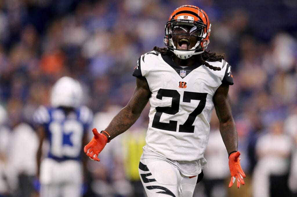Defensive back Dre Kirkpatrick (27) was the 17th overall pick in the 2012 NFL Draft. He spent eight seasons with the Bengals