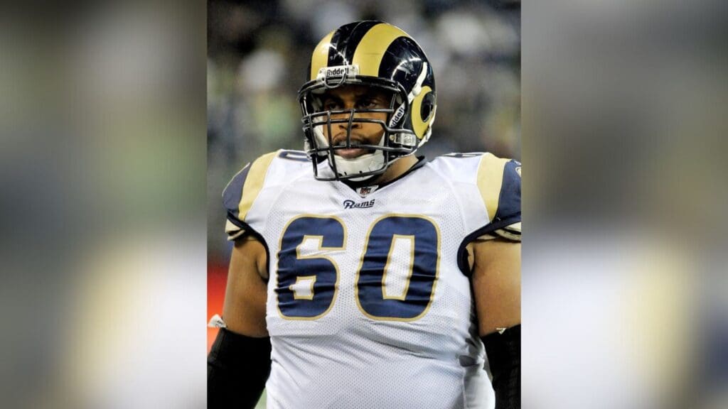 Dec 12, 2011; Seattle, WA, USA; St. Louis Rams center Jason Brown (60) during the game against the Seattle Seahawks at CenturyLink Field. The Seahawks defeated the Rams 30-13.