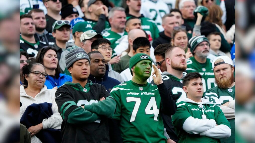 New York Jets fans went on an emotional roller coaster, Sunday, November 17, 2024, as they watched their team lose, 28-27 against the Indianapolis Colts, in East Rutherford.