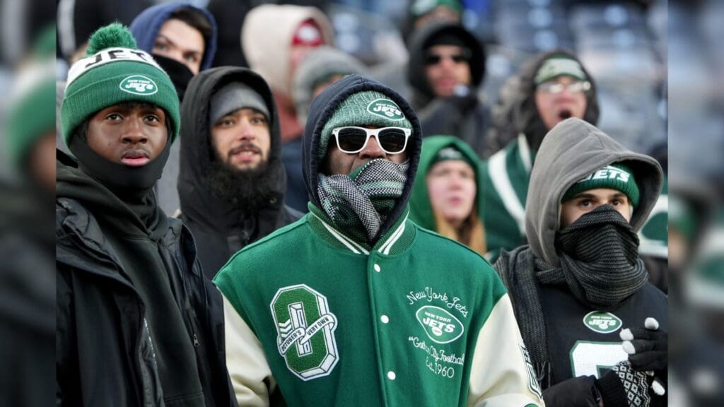 New York Jets fans watched their teamÕs record fall to 4-11 with a 19-9 loss against the Los Angeles Rams, Sunday, December 22, 2024, in East Rutherford