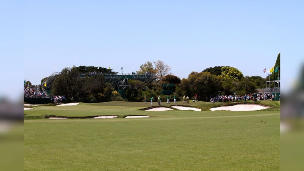 Practice round at the 2011 Presidents Cup. It was the ninth Presidents Cup, held 17–20 November in Australia at the Royal Melbourne Golf Club in Black Rock, Victoria, a suburb southeast of Melbourne.