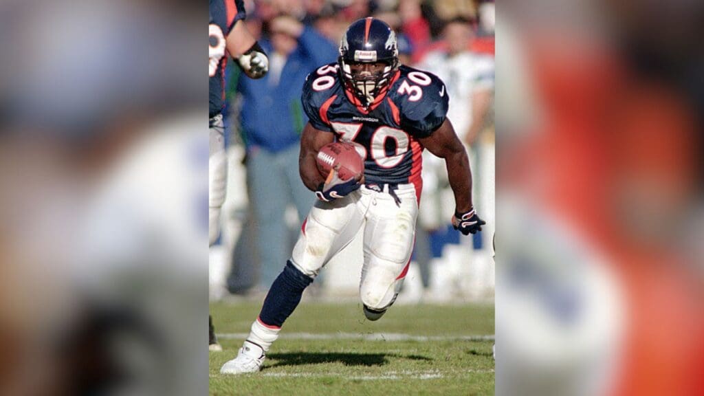 Denver Broncos -- Terrell Davis, 1995-2001, 7,607 yards Xxx Ia01 Broncos 08 S Fbn Co